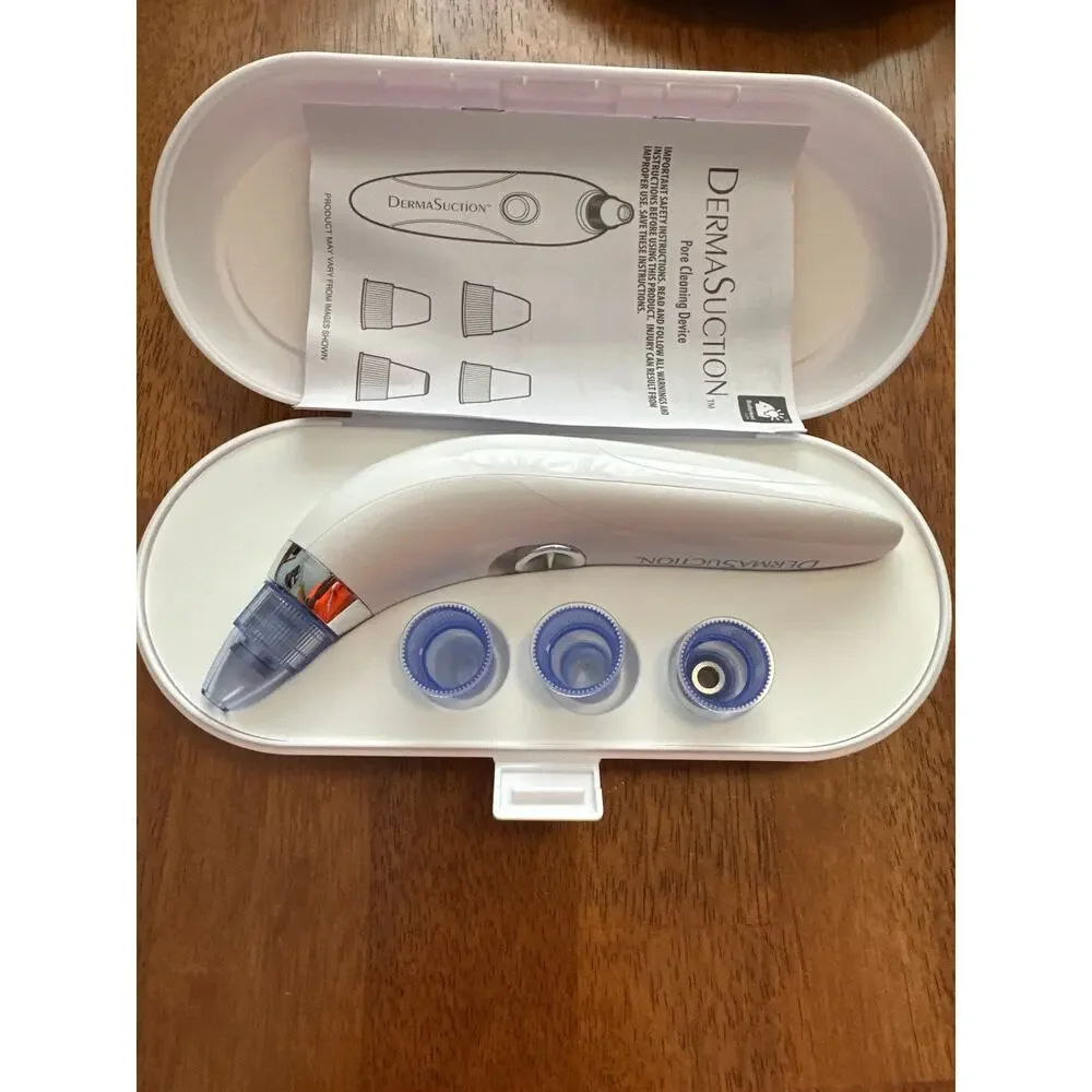 & Other Stories White and Blue Dermasuction Facial Pore Vacuum Kit